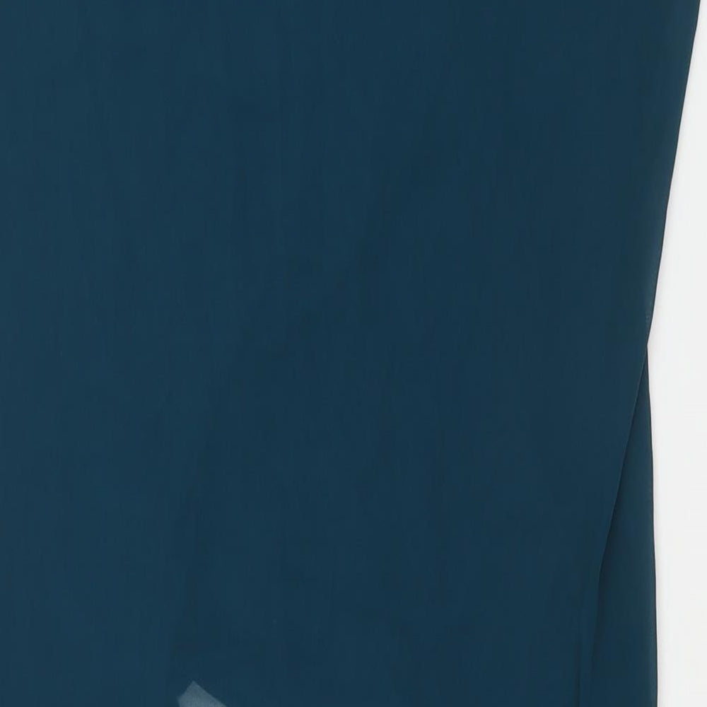 Womens UK Size 12 Limited Collection Blue Basic Blouse