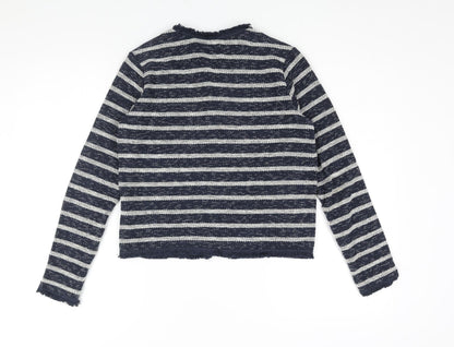Womens UK Size 10 Miss Selfridge Blue Cardigan Jumper