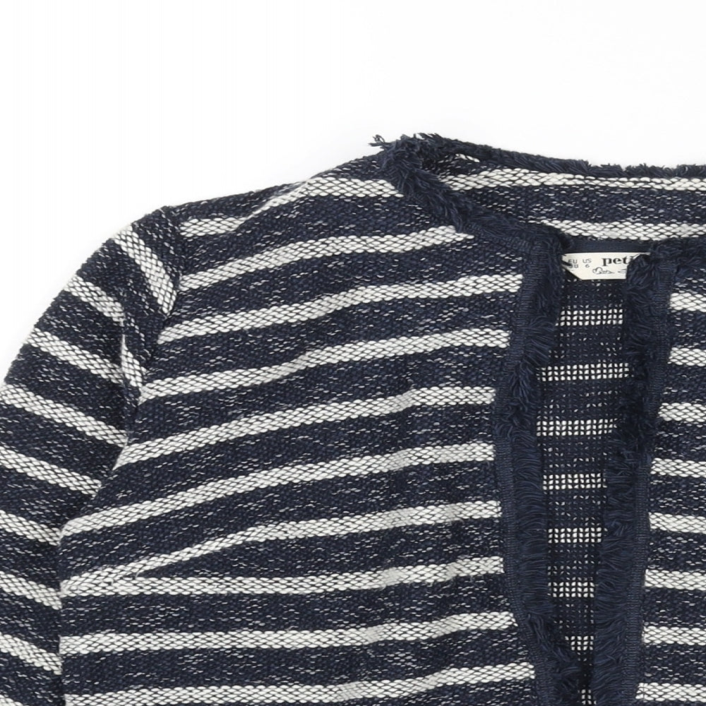 Womens UK Size 10 Miss Selfridge Blue Cardigan Jumper
