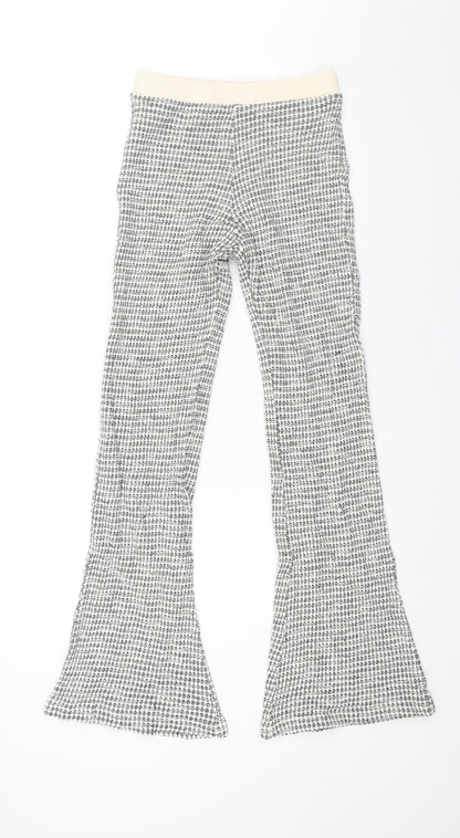 Womens UK Size M Zara Regular Fit  White Trousers