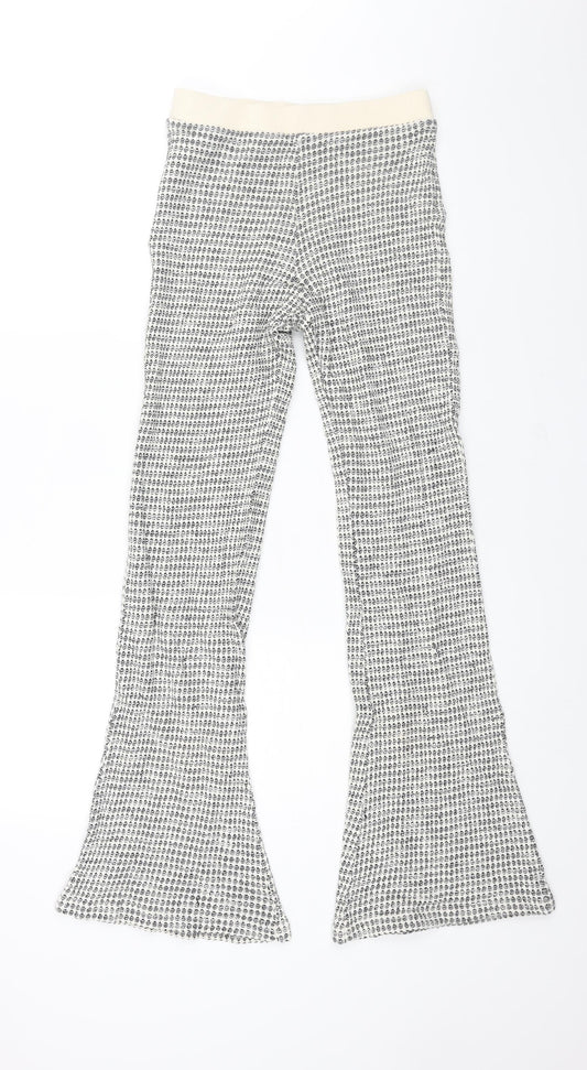 Womens UK Size M Zara Regular Fit  White Trousers