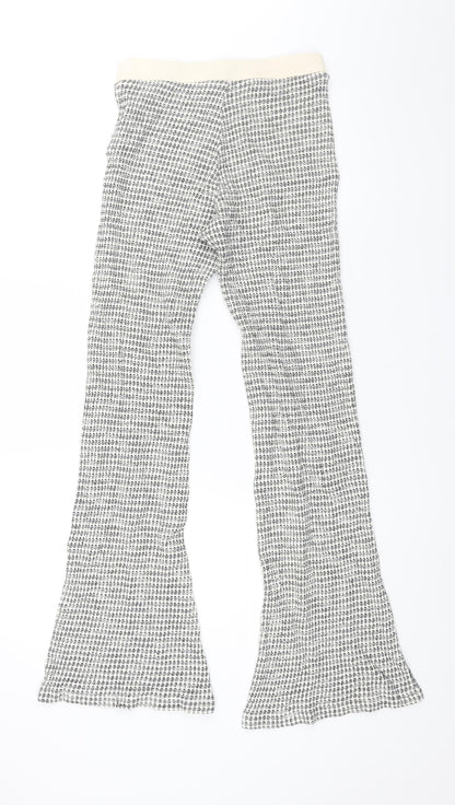 Womens UK Size M Zara Regular Fit  White Trousers