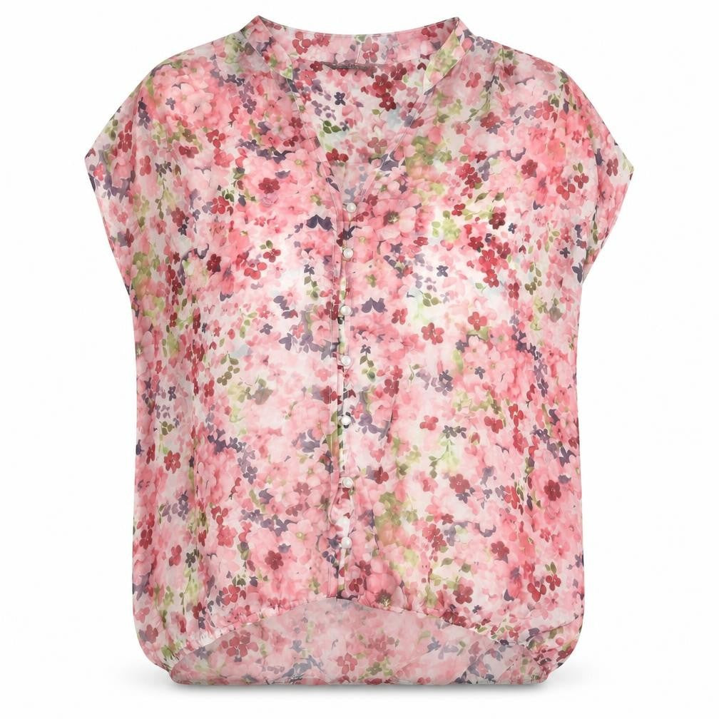 Womens UK Size 12 Marina Kaneva Pink Basic Blouse