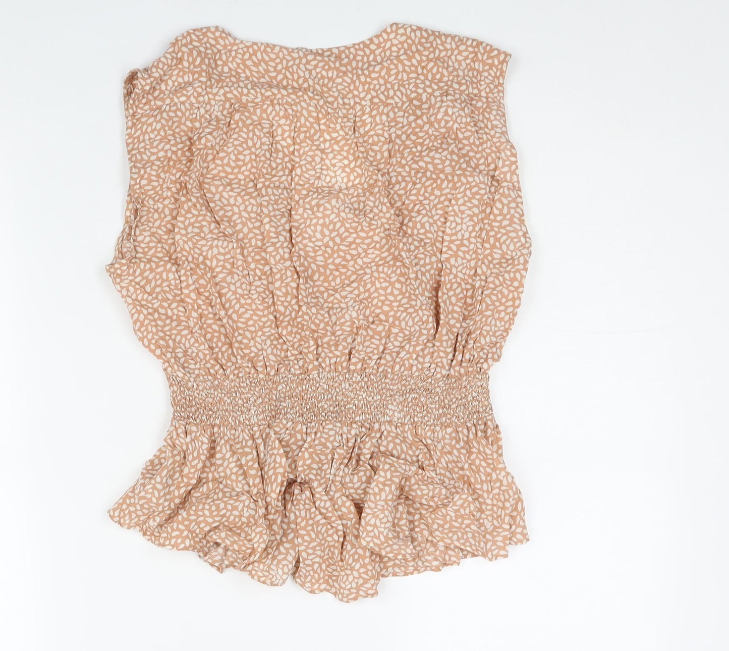 Womens UK Size 10 H&M Brown Camisole Blouse