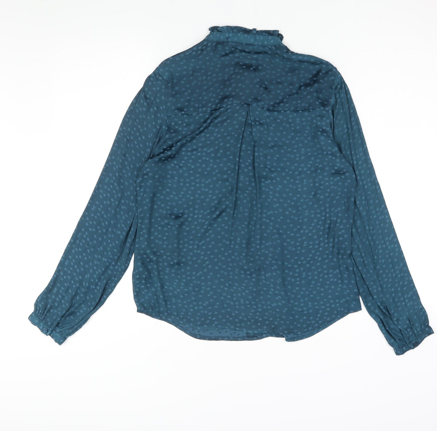 Womens UK Size 8 Monsoon Blue Basic Blouse