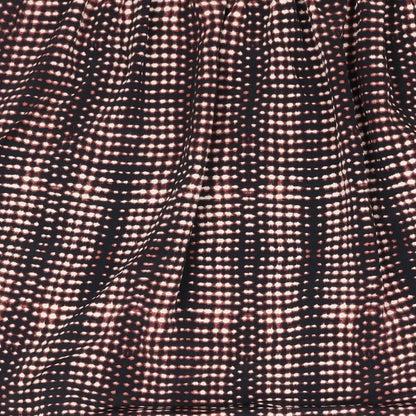 Per Una Womens Black Geometric Polyester A-Line Skirt Size 16 Drawstring