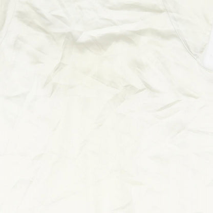 Womens UK Size 12 Marks and Spencer Ivory Basic Blouse