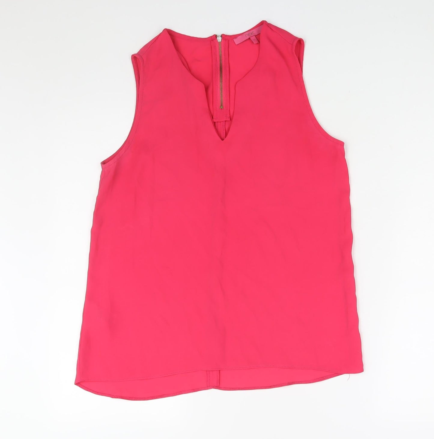 Womens UK Size 10 NEXT Pink Camisole Blouse