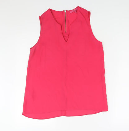 Womens UK Size 10 NEXT Pink Camisole Blouse