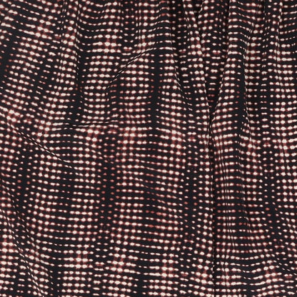 Per Una Womens Black Geometric Polyester A-Line Skirt Size 16 Drawstring