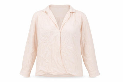 ba&sh Womens Pink Polyester Basic Blouse Size 10 V-Neck