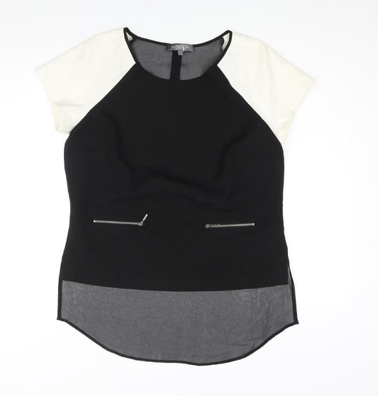 Womens UK Size 12 Limited Collection Black Basic Blouse