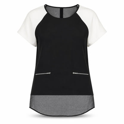 Womens UK Size 12 Limited Collection Black Basic Blouse