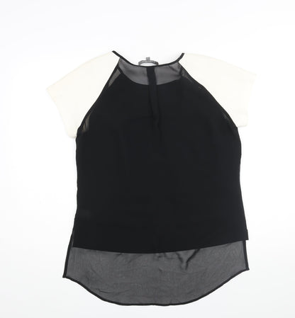 Womens UK Size 12 Limited Collection Black Basic Blouse