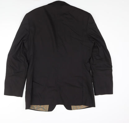 A39 Saville Row Mens Brown Wool Jacket Suit Jacket Size 38 Regular