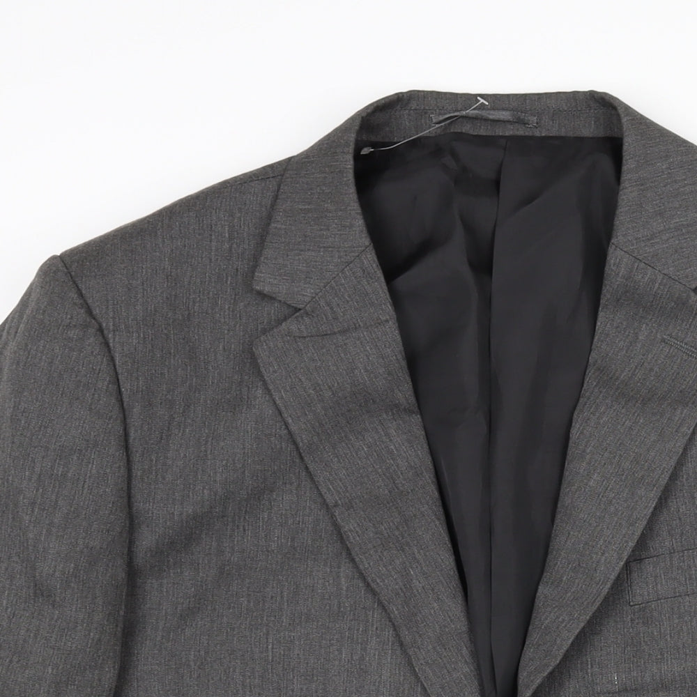 Mens UK Size 42 New Look Regular Grey Suit Jacket
