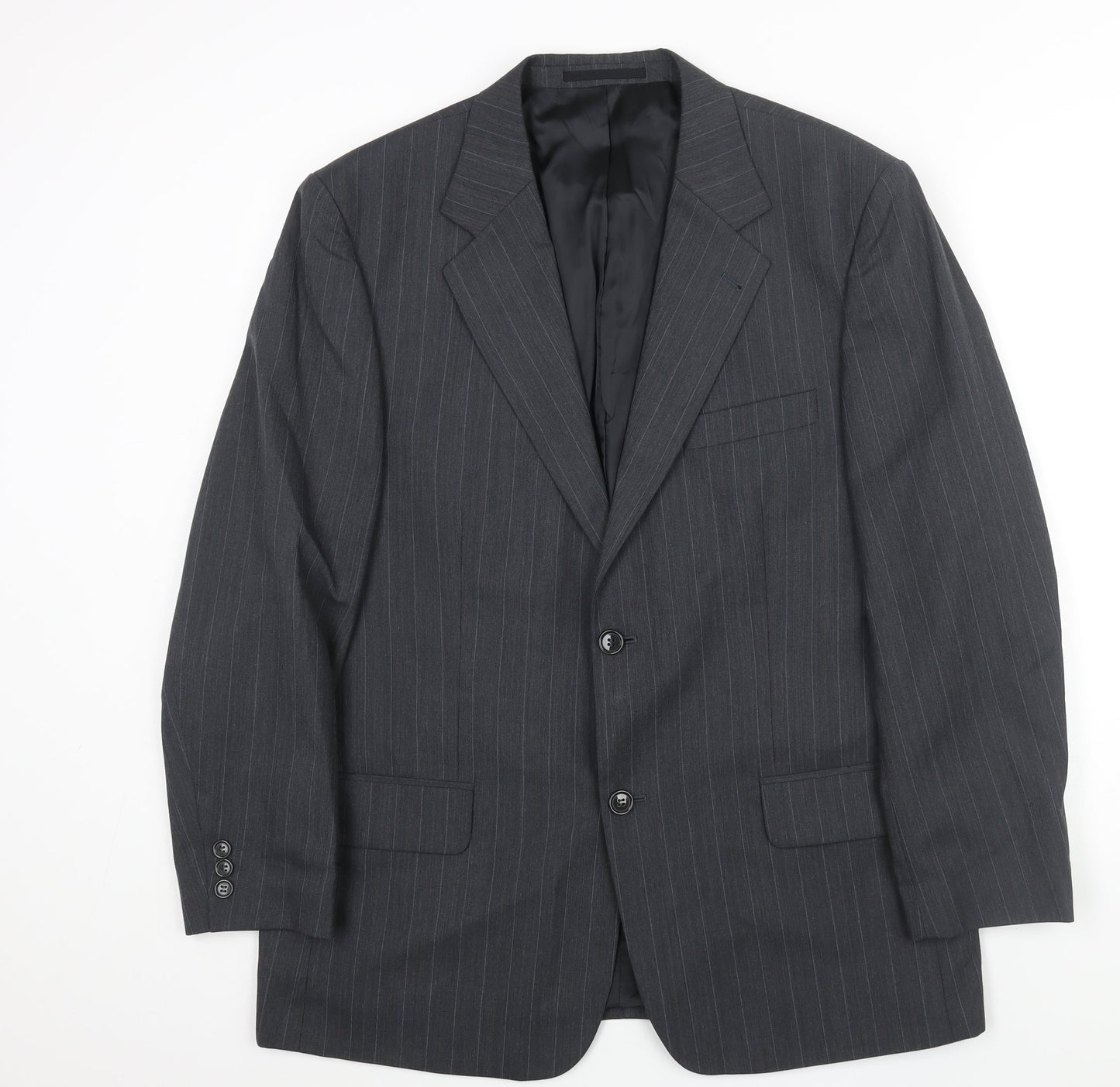 Mens UK Size 42 Brook Taverner Regular Grey Suit Jacket
