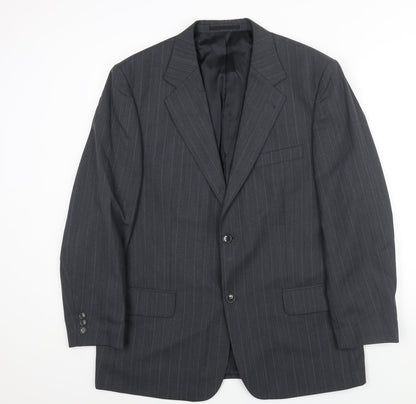 Mens UK Size 42 Brook Taverner Regular Grey Suit Jacket
