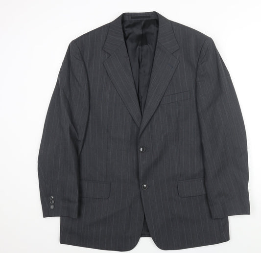 Mens UK Size 42 Brook Taverner Regular Grey Suit Jacket