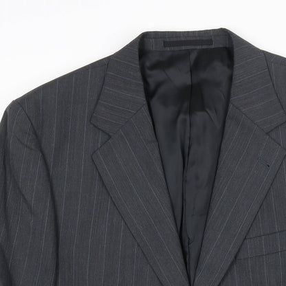 Mens UK Size 42 Brook Taverner Regular Grey Suit Jacket