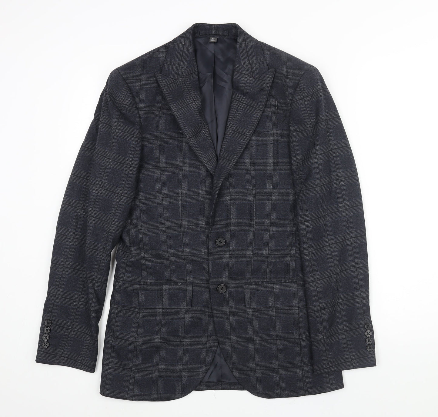 Mens UK Size 34 Marks and Spencer Regular Blue Suit Jacket