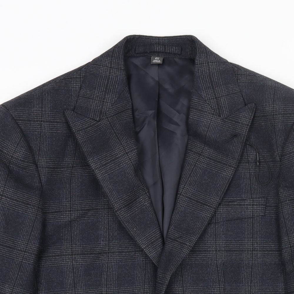 Mens UK Size 34 Marks and Spencer Regular Blue Suit Jacket