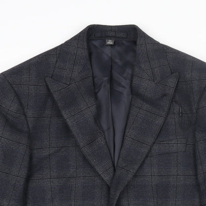 Mens UK Size 34 Marks and Spencer Regular Blue Suit Jacket