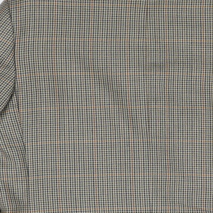 Laurie Hopkins Mens Brown Herringbone Wool Jacket Blazer Size 38 Regular