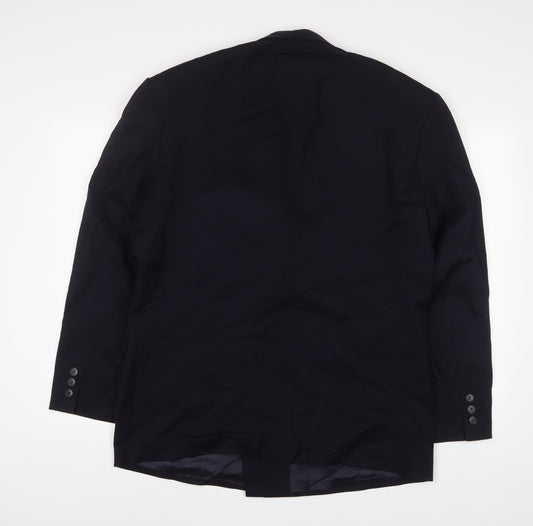 Mens UK Size 40 Principles Regular Black Suit Jacket