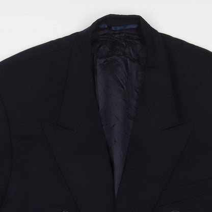 Mens UK Size 40 Principles Regular Black Suit Jacket