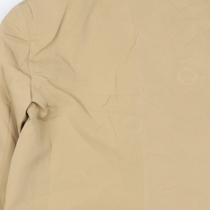 New Look Womens Beige Jacket Blazer Size 8 - Open