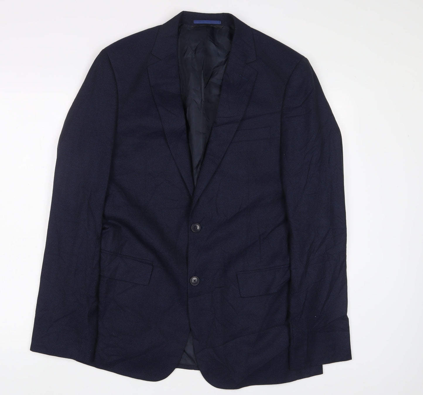 Mens UK Size 40 Marks and Spencer Regular Blue Suit Jacket