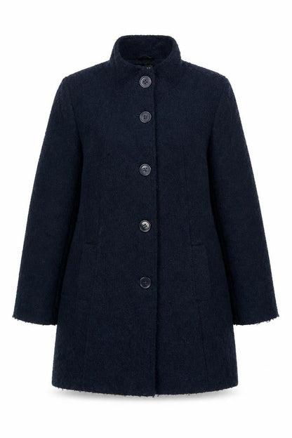 Womens UK Size 12 Debenhams Blue Overcoat