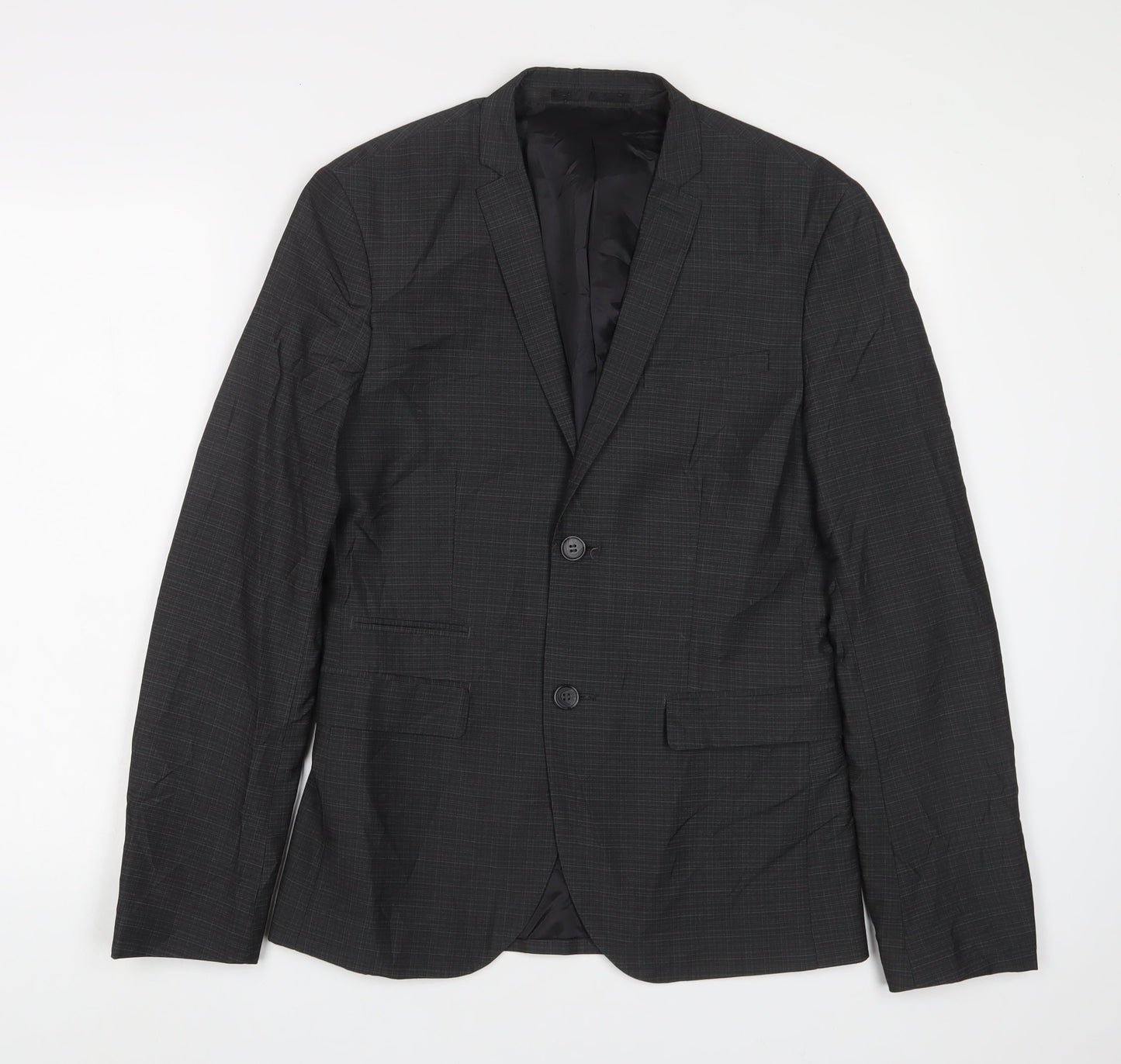 Mens UK Size 36 H&M Regular Black Suit Jacket