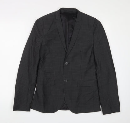 Mens UK Size 36 H&M Regular Black Suit Jacket