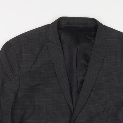 Mens UK Size 36 H&M Regular Black Suit Jacket