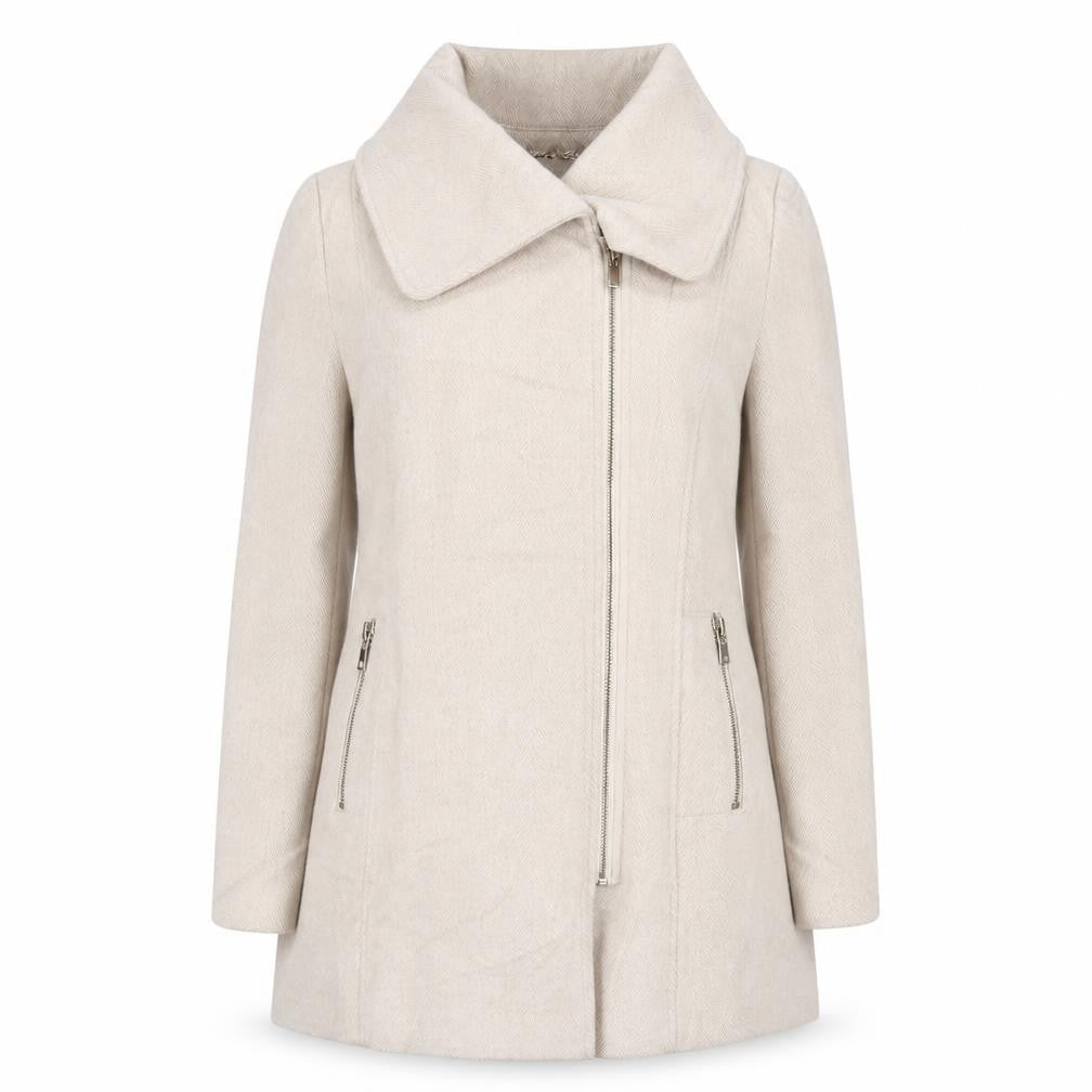 Womens UK Size 12 Roman Beige Overcoat