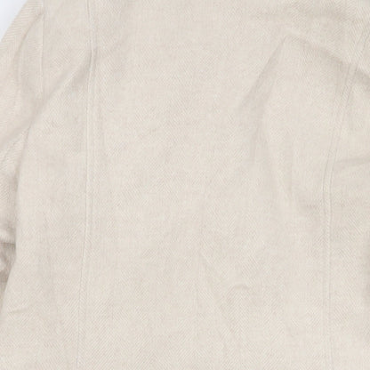 Womens UK Size 12 Roman Beige Overcoat