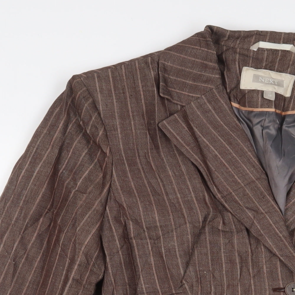Womens UK Size 14 NEXT Brown Jacket