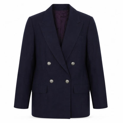 Giorgio Sant'Angelo Mens Blue Wool Jacket Suit Jacket Size 36 Regular