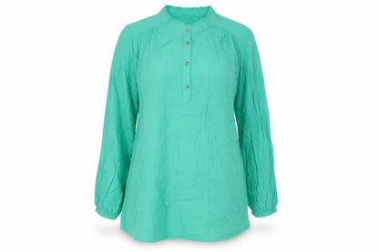 Womens UK Size 10 Marks and Spencer Green Basic Blouse