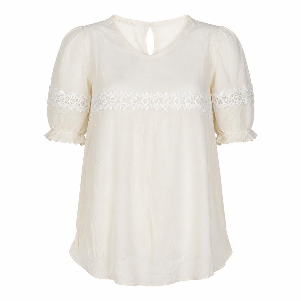 Womens UK Size 12 Dorothy Perkins Beige Basic T-Shirt