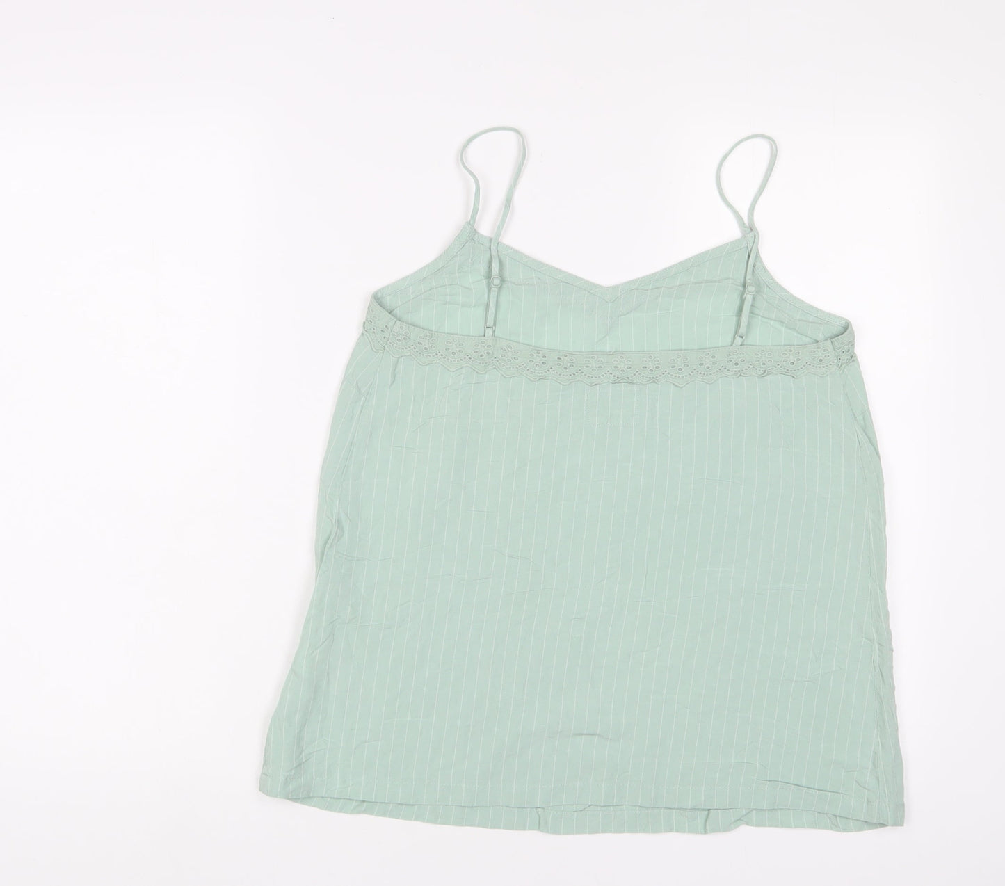 Womens UK Size 10 Marks and Spencer Green Camisole Tank