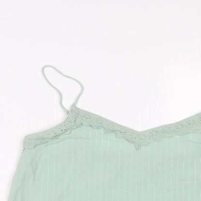 Womens UK Size 10 Marks and Spencer Green Camisole Tank