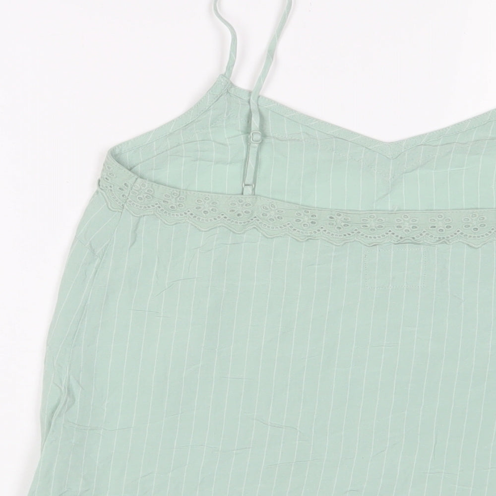 Womens UK Size 10 Marks and Spencer Green Camisole Tank