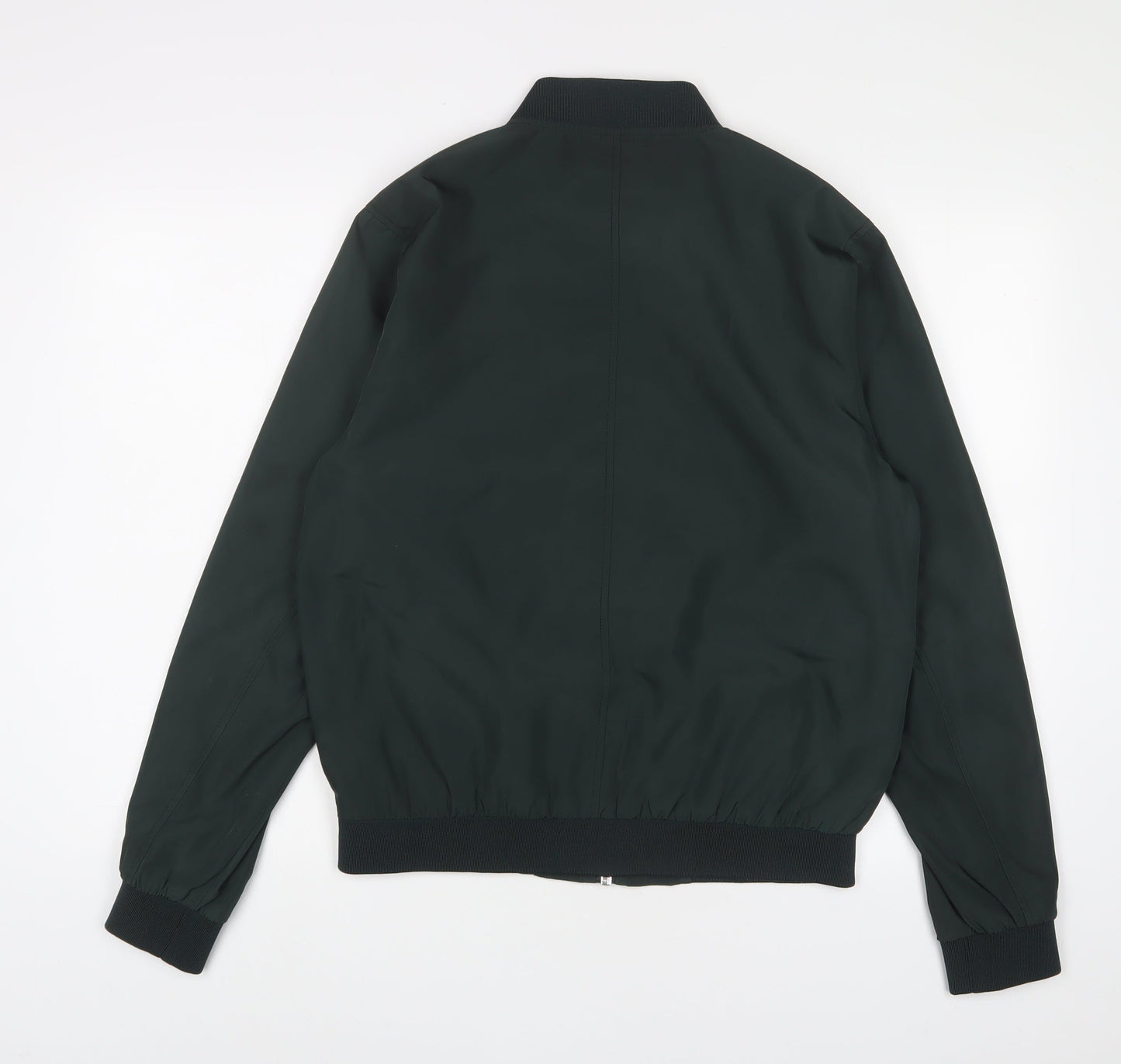 Mens UK Size M Topman Green Bomber Jacket