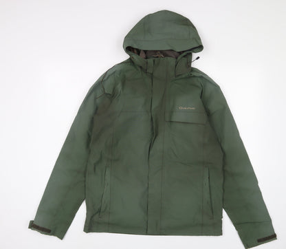 Mens UK Size S Quechua Green Jacket