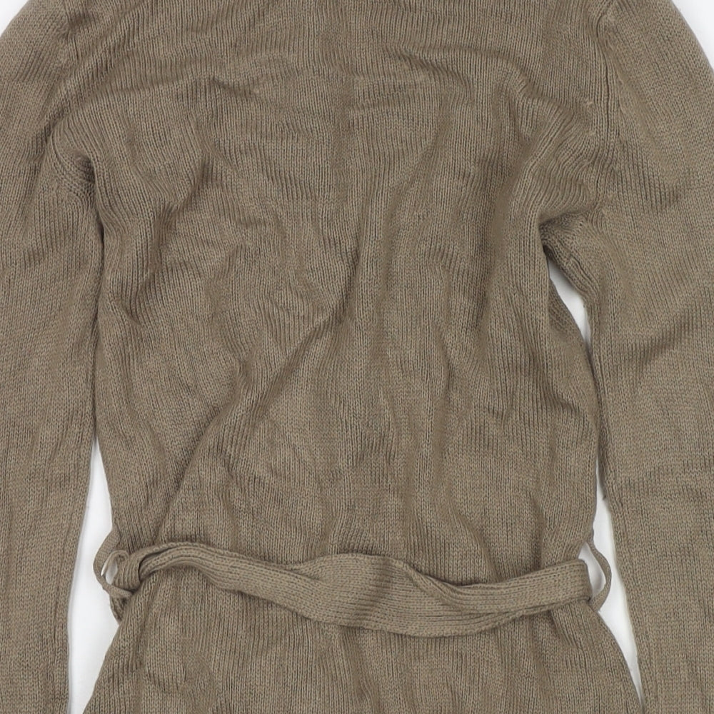 Womens UK Size 8 Divided by H&M Brown Cardigan Jumper