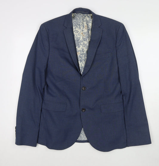 Mens UK Size 38 NEXT Regular Blue Suit Jacket
