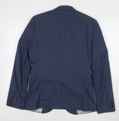 Mens UK Size 38 NEXT Regular Blue Suit Jacket